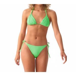 NEW PQ SWIM isla tri bikini top in kelly green